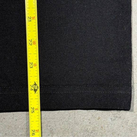 Saint Laurent Polo Shirt Mens Medium Slim Fit Black Italy Designer YSL Paris - Picture 5 of 8